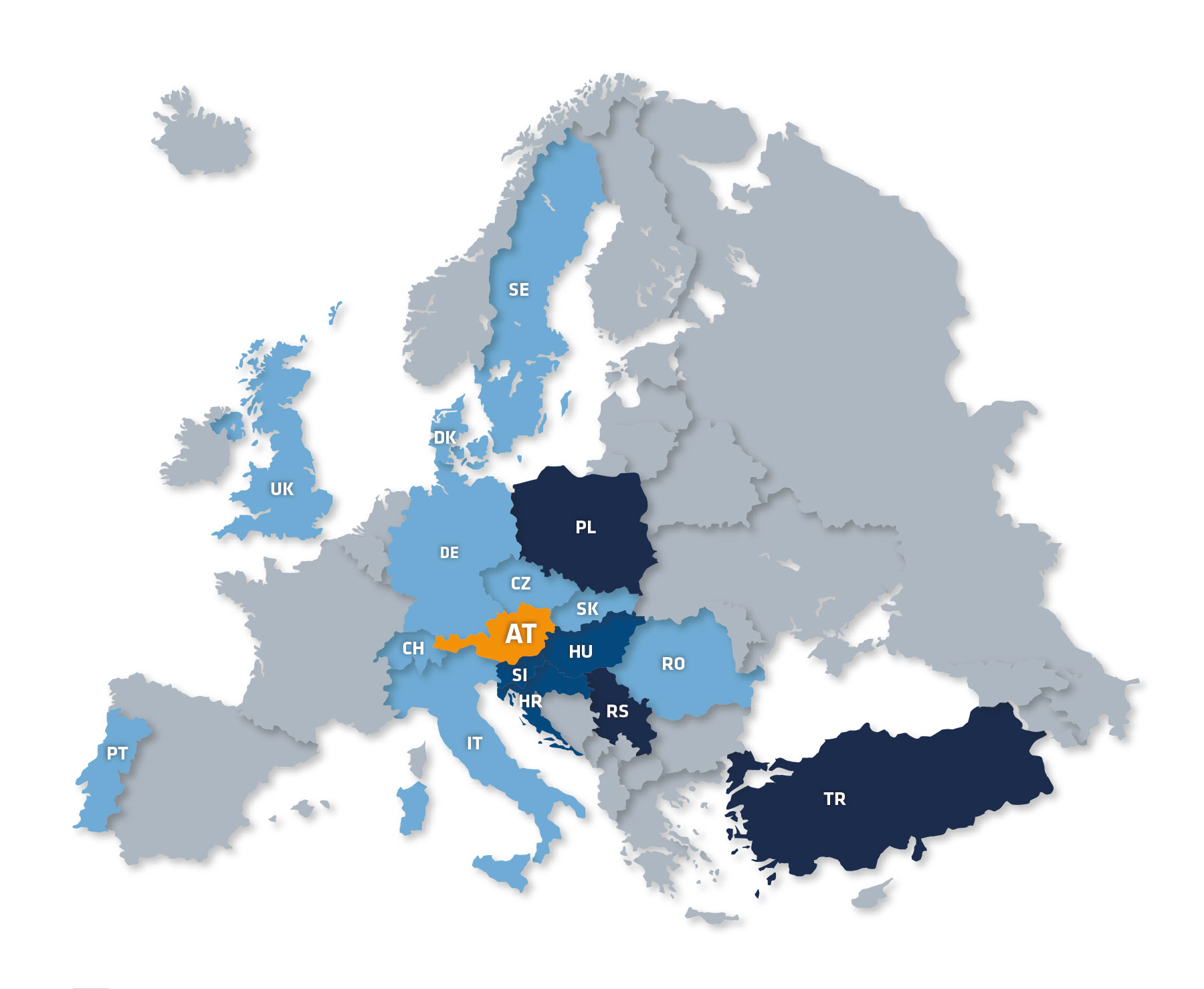 WEDCO Partnerschaften in Europa