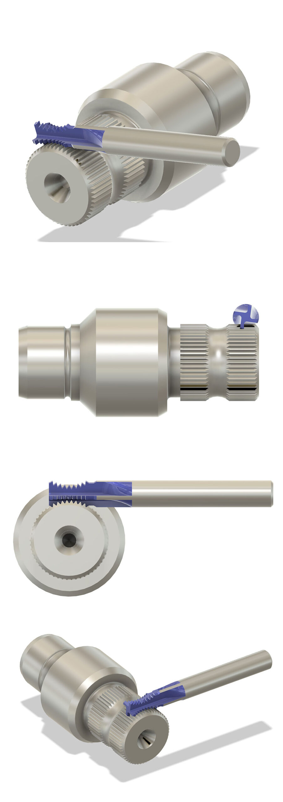Ein Verzahnungsbauteil wird mit einem WEDCO VHM Profilfräser Sonderwerkzeug bearbeitet
