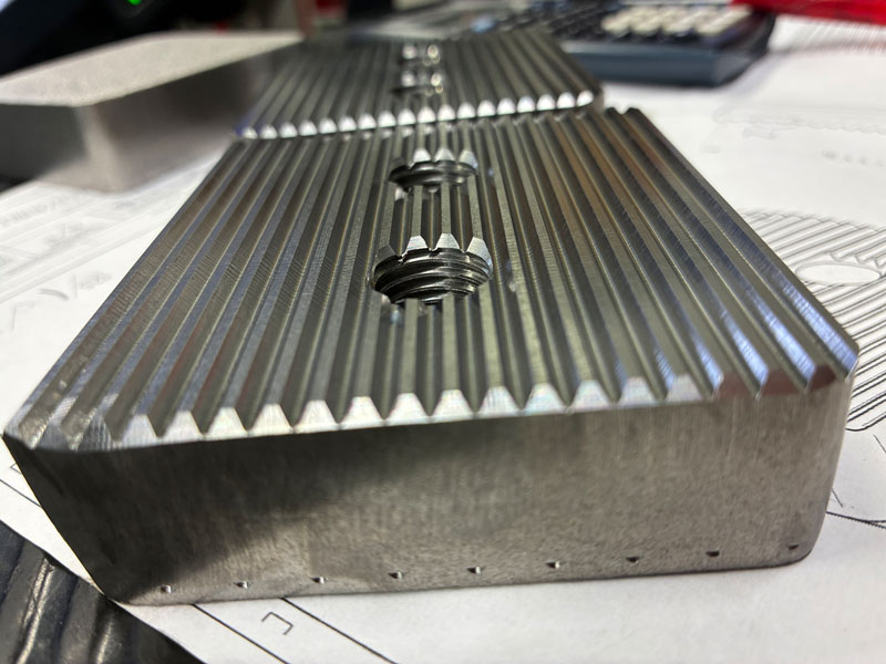 Werkstück für WEDCO Sonder-Profilfräser