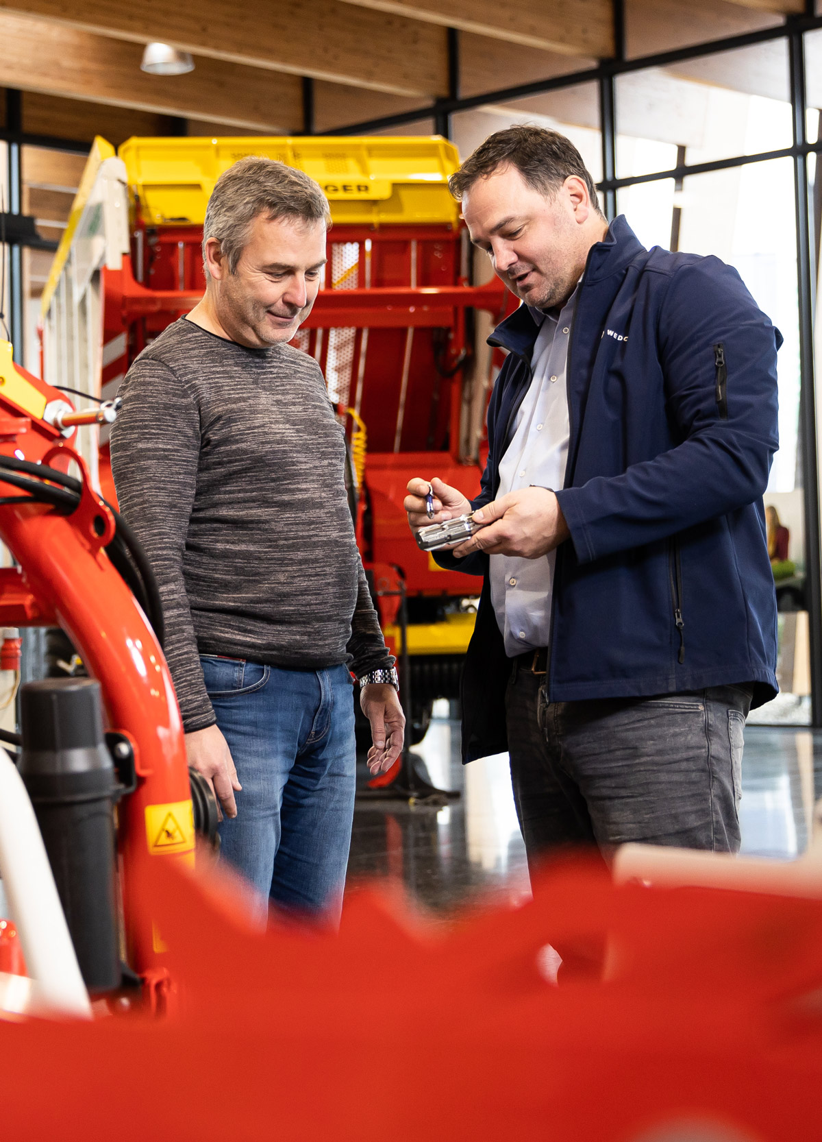 WEDCO Anwendungstechniker beim Kundensupport